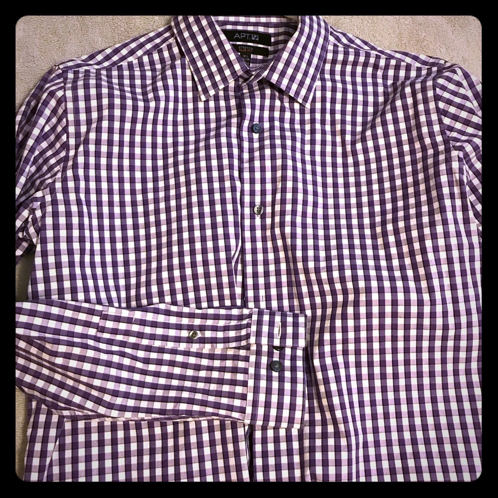 Apt. 9 Slim Fit Dress Shirt.